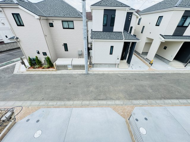 葛飾区西水元３丁目新築戸建【幸田小学校：5分】の展望|バルコニーより南側眺望・南道路で日当たり良好♪