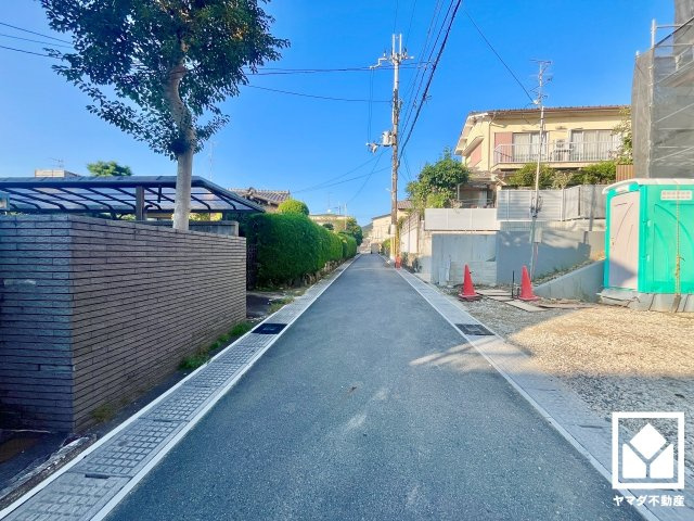 宇治市宇治山本の前面道路含む現地写真|10月2日　現地写真更新