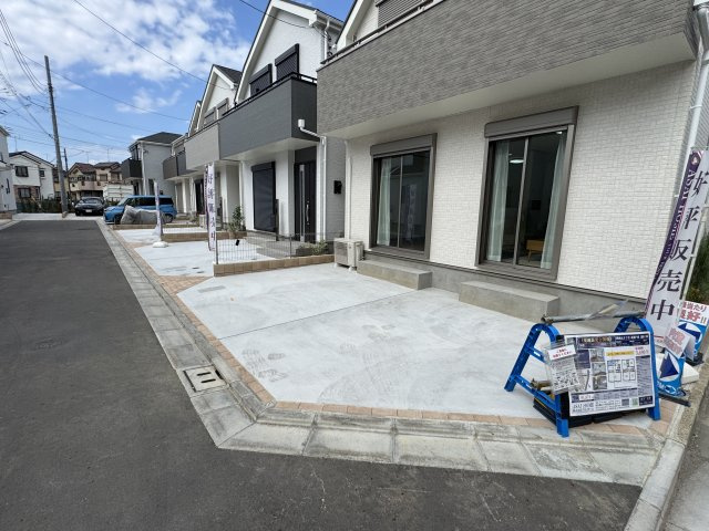 葛飾区西水元３丁目新築戸建【幸田小学校：5分】の駐車場|F号棟駐車スペース