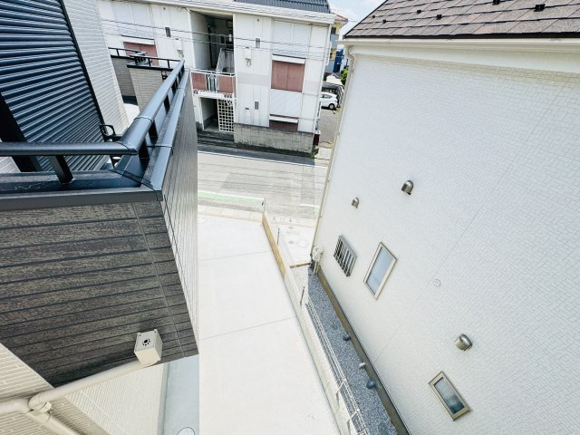 葛飾区西水元３丁目新築戸建【幸田小学校：5分】の展望|バルコニーより道路側眺望