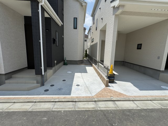 葛飾区西水元３丁目新築戸建【幸田小学校：5分】の駐車場|J号棟駐車スペース