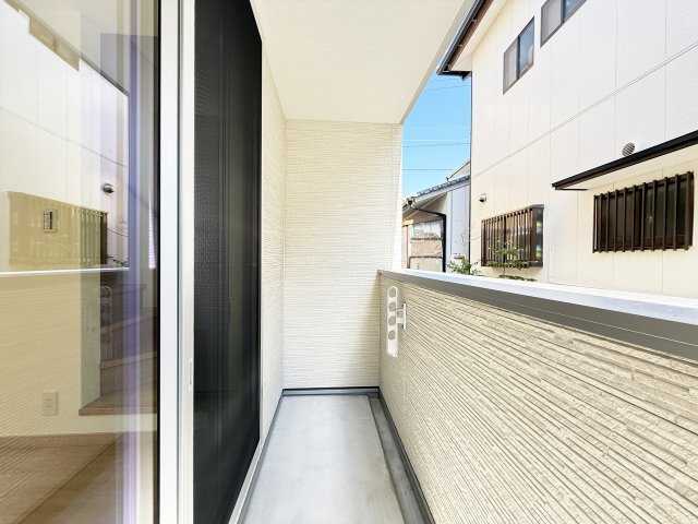 デュオ愛宕町のバルコニー