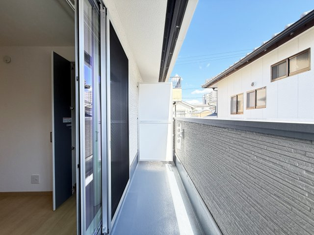 デュオ愛宕町のバルコニー