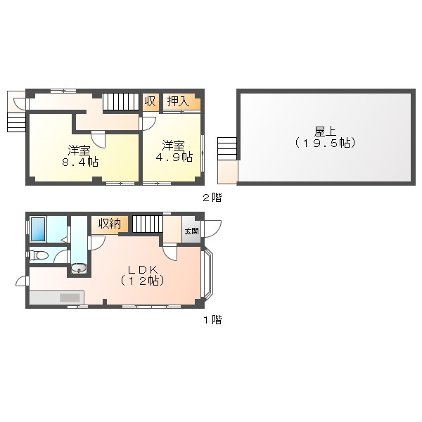 津島福居Ｎ邸の間取り