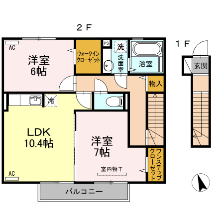 ルーチェ上町の間取り