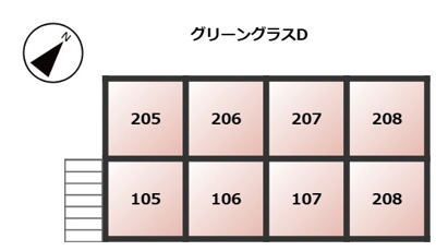 【区画図】 | グリーングラスＤ