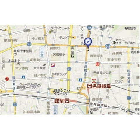 岐阜市神田町６丁目の店舗事務所の外観