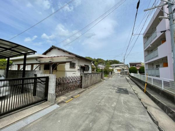和歌山市打越町　土地の前面道路含む現地写真