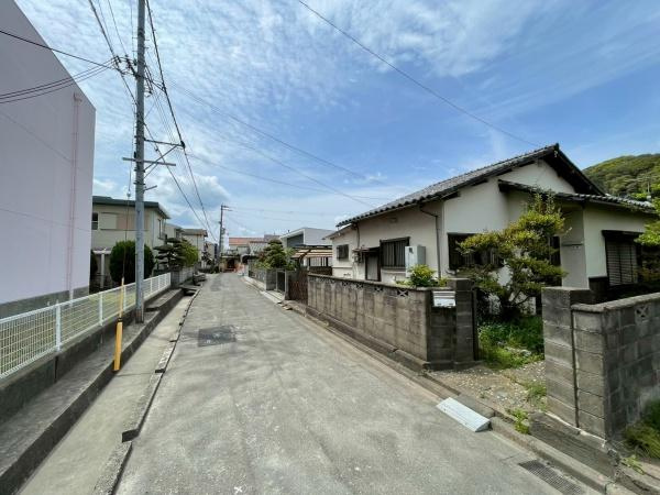 和歌山市打越町　土地の前面道路含む現地写真