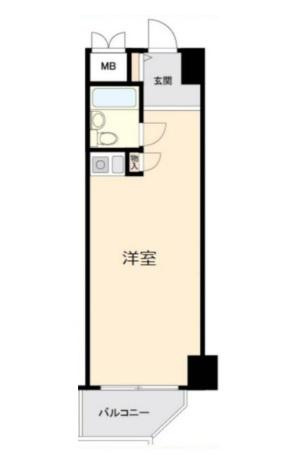 ラウムズ和歌山九番丁　オーナーチェンジ物件の間取り