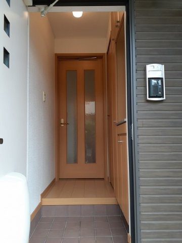 ピュア　ファースト菊池Ａの玄関