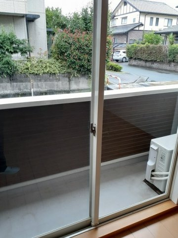 ピュア　ファースト菊池Ａのバルコニー