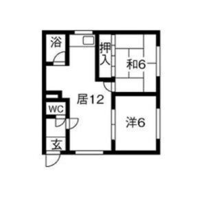 【間取り】 | グリーンコーポB