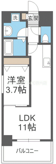 【間取り】 | エクレレメディコ天六