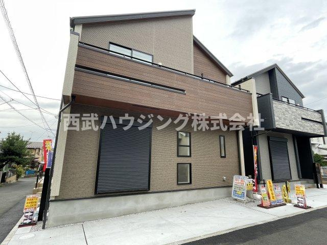 【仲介手数料無料】所沢市山口全２棟１号棟　所沢市の新築住宅なら西武ハウジングの前面道路含む現地写真
