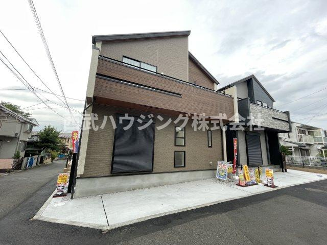 【仲介手数料無料】所沢市山口全２棟１号棟　所沢市の新築住宅なら西武ハウジングの前面道路含む現地写真