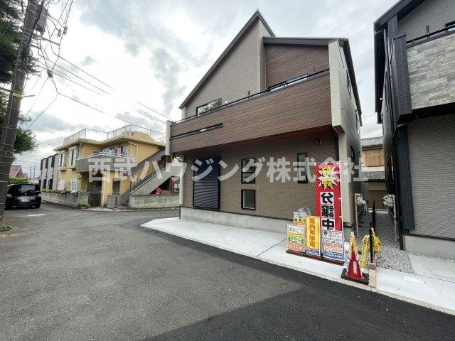 【仲介手数料無料】所沢市山口全２棟１号棟　所沢市の新築住宅なら西武ハウジングの前面道路含む現地写真