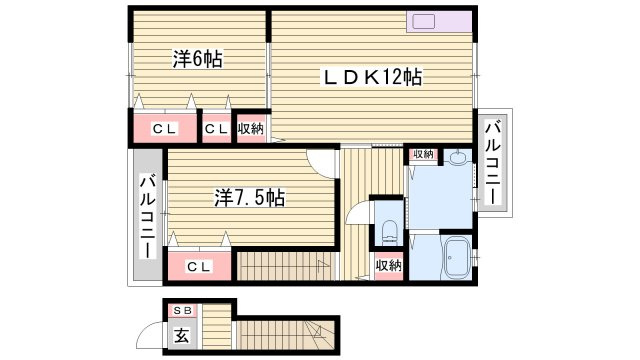 アムールの間取り