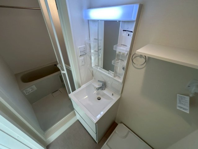 ハーモニーテラス青木3の独立洗面台