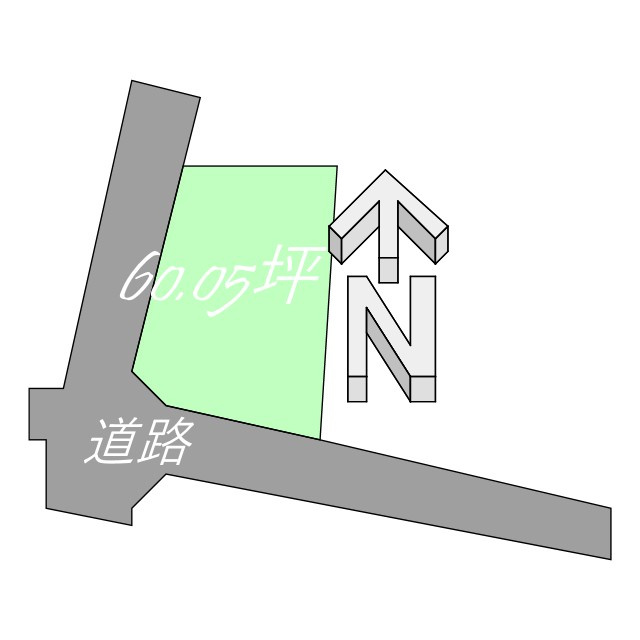 正円寺売土地の土地図
