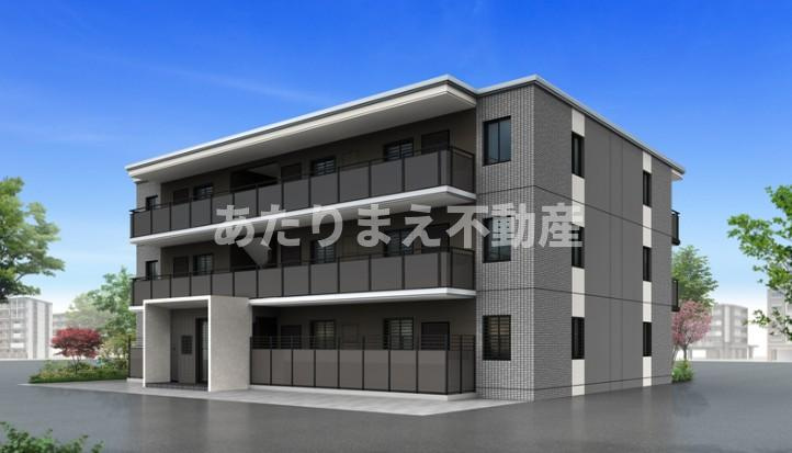 フレグランスHARA　B棟の外観パース