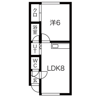 【間取り】 | フェバーコーポ西野