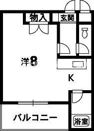 【間取り】 | 古山ハイツパートⅡ