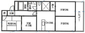 【間取り】 | ホープス国府