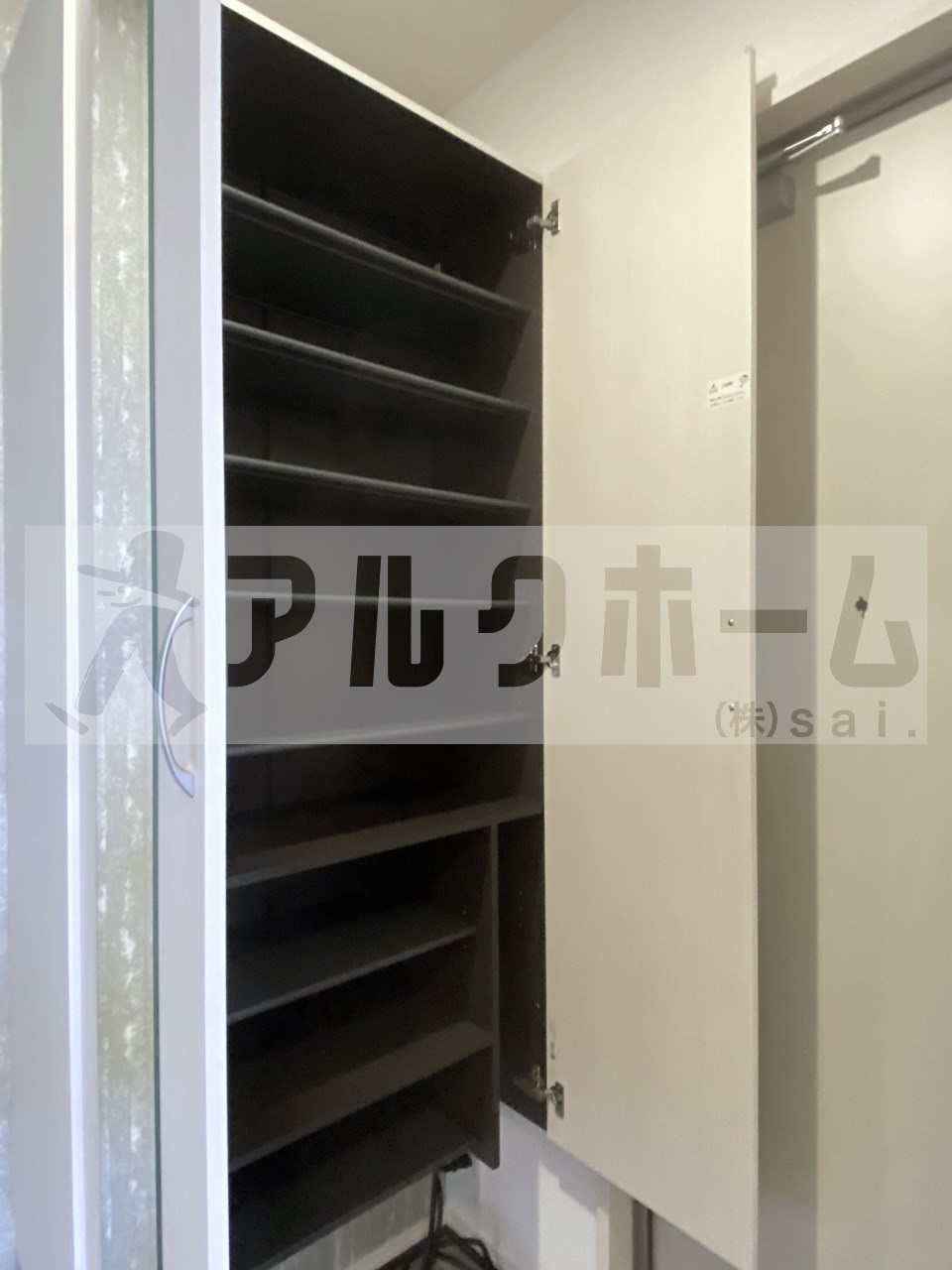Hills花水木B棟の玄関