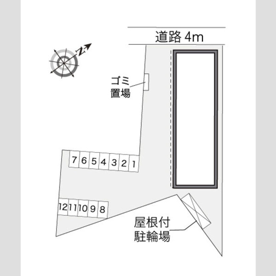 【駐車場】 | レオパレスアイ・オシカモ
