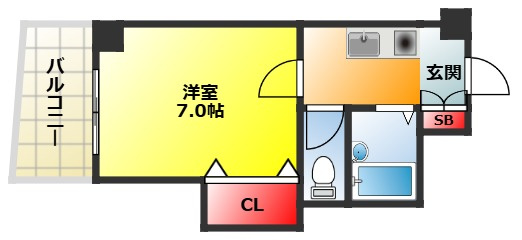 【間取り】 | ノルデンハイム柴島