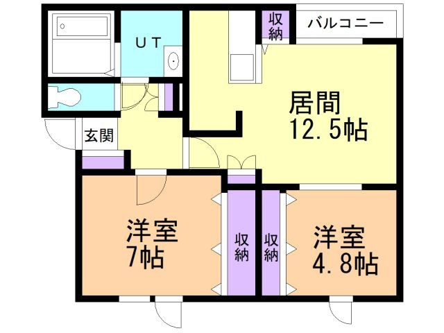 シャルム東町・5番館の間取り
