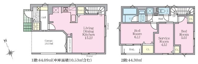 【横浜市瀬谷区阿久和東2丁目49-14全2棟新築戸建て】★仲介手数料無料★（原小学校・原中学校）