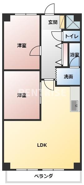 石照マンション花池の間取り