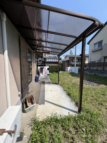 津山市二宮　中古住宅　4DKの庭