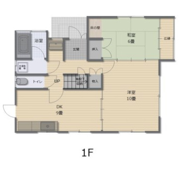 津山市二宮　中古住宅　4DKのその他|1F