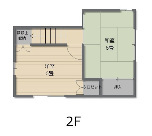 津山市二宮　中古住宅　4DKのその他|2F