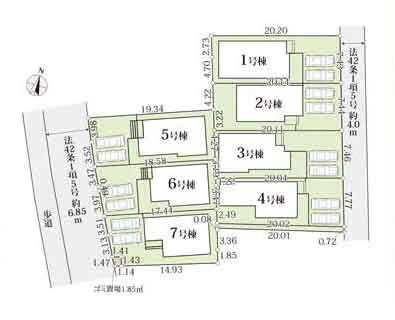 【区画図】 | 新築一戸建て「小田原市堀之内2期」