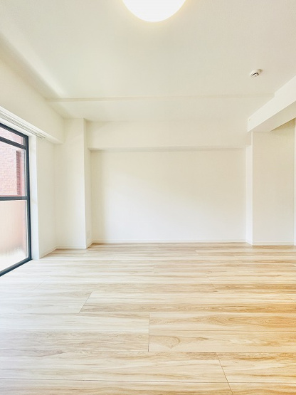 【居間・リビング】 | ライオンズマンション薬院第2 | LDKは15.3帖の広さがあります