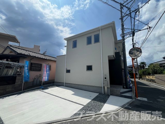 【外観】 | 春日市須玖北4丁目2期　1号棟（全2棟）【仲介手数料無料・0円】 | 現地写真。同じ物件を見るなら、プラス不動産販売にお任せ下さい。