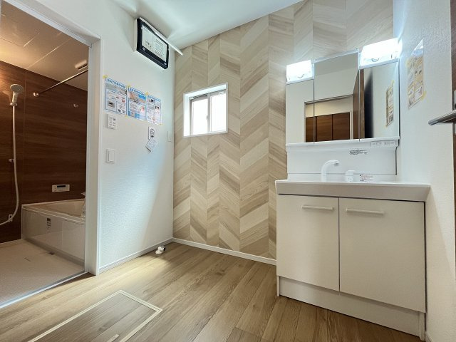 【洗面所】 | 春日市須玖北4丁目2期　1号棟（全2棟）【仲介手数料無料・0円】 | 現地写真。