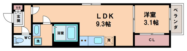 【間取り】 | ハーモニーテラス寺田町