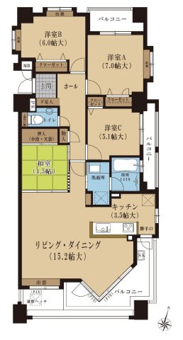 【間取り】 | アーサー室見ツインパークス