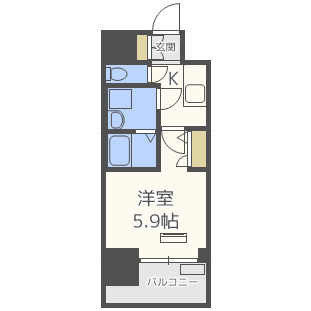【間取り】 | レオンコンフォート難波ブラン