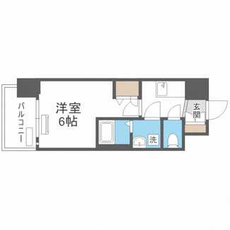 【間取り】 | レオンコンフォート難波西Ⅲ