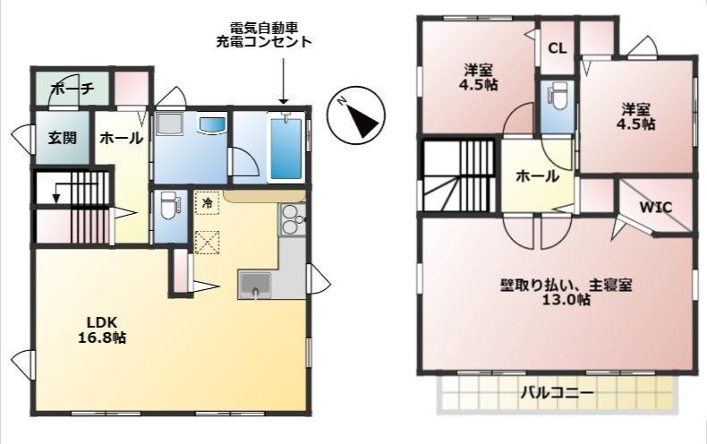 居住年数1年！築浅大和ハウスセキュレアシリーズの間取り
