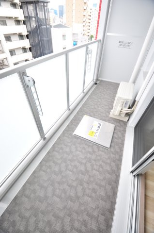 大阪市都島区中野町４丁目の賃貸マンションのバルコニー