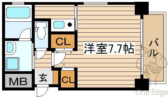 キャピトル天神橋の間取り