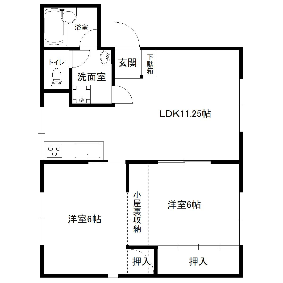 グレース櫛原の間取り