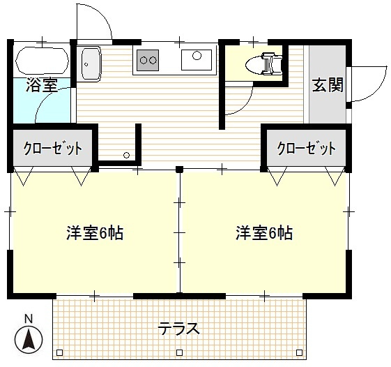 【間取り】 | 古市町貸住宅